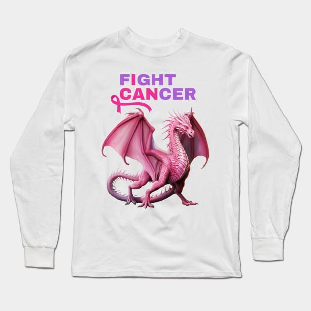 Fight Cancer - Live Victorious! Long Sleeve T-Shirt by Mystik Media LLC